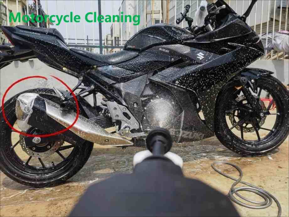 Motorcycle cleaning After Riding a Motorcycle
