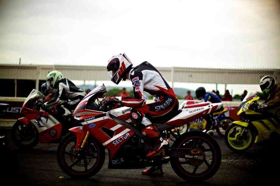 Motorcycle riding