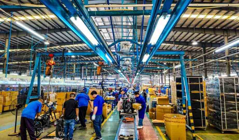 Wholesale production of motorcycles in China
