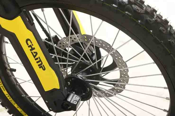 Brake System of electric off-road motorcycles