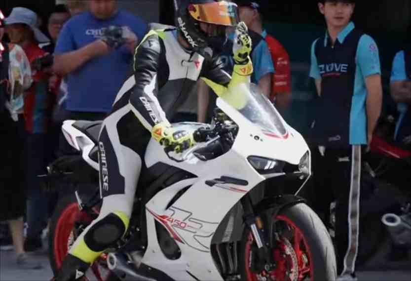 Participate in motorcycle races