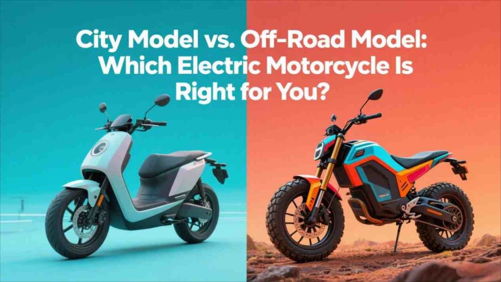 City Model vs Off Road Model Electric Motorcycle